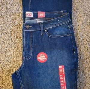 NWT Faded Glory Bootcut Jeans 14P